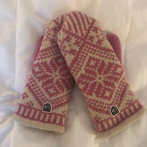 Hestra Wool fleeced-lined mittens